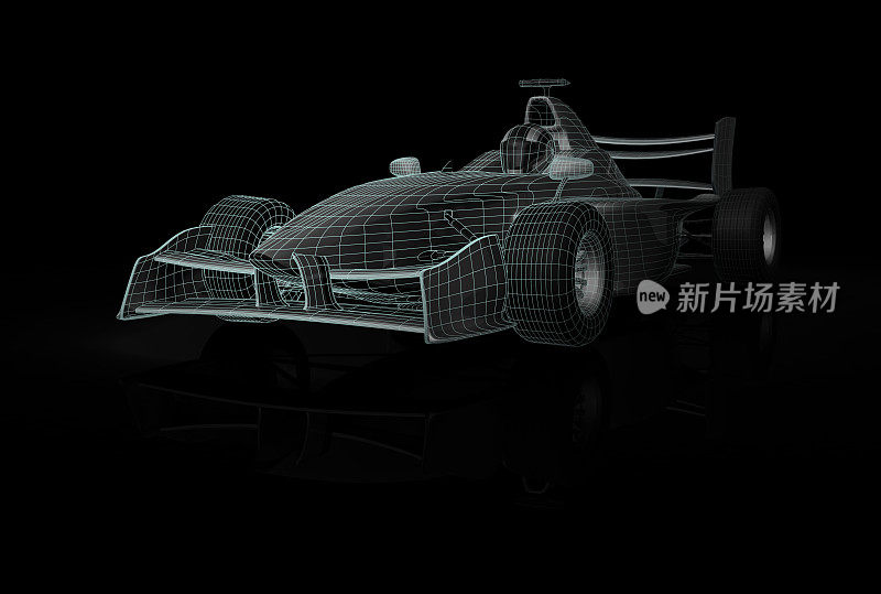 3D F1赛车